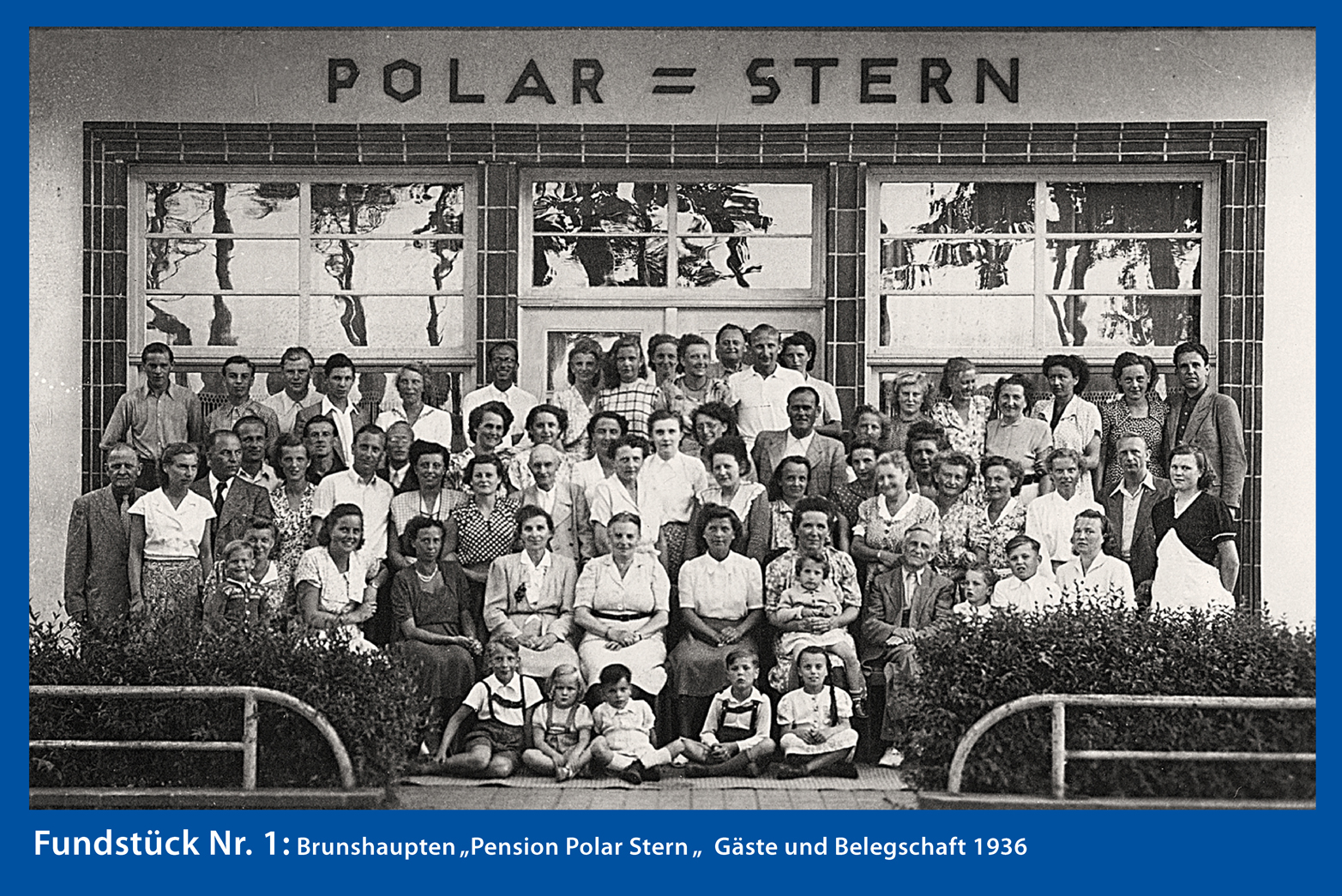 Brunshaupten, "Pension Polar Stern", Gäste und Belegschaft 1936